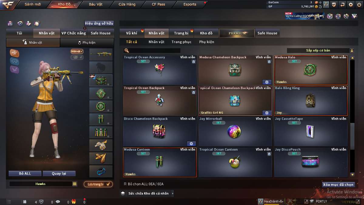 shop acc cf uy tin gia re